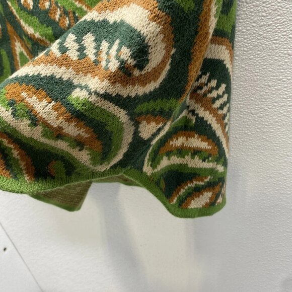 Farm Rio Women's Pineapple Ikat Knit Mini Skirt Green Size XL | Vibrant Tropical - Picture 6 of 10